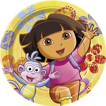 Dora the Explorer Plates